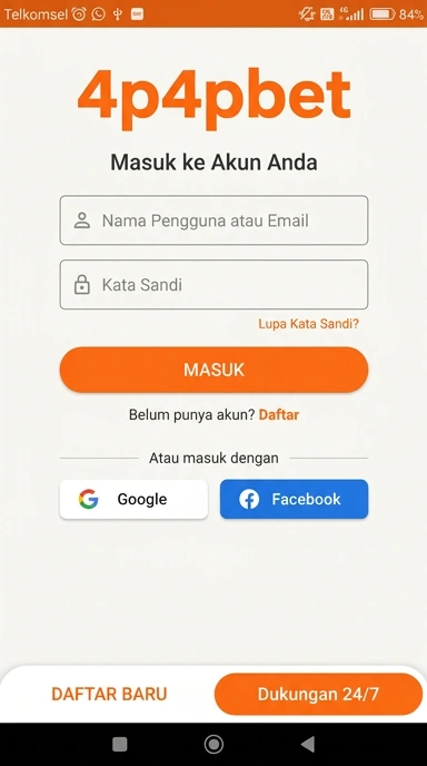 Masuk Akun 4p4pbet dengan Mudah dan Cepat