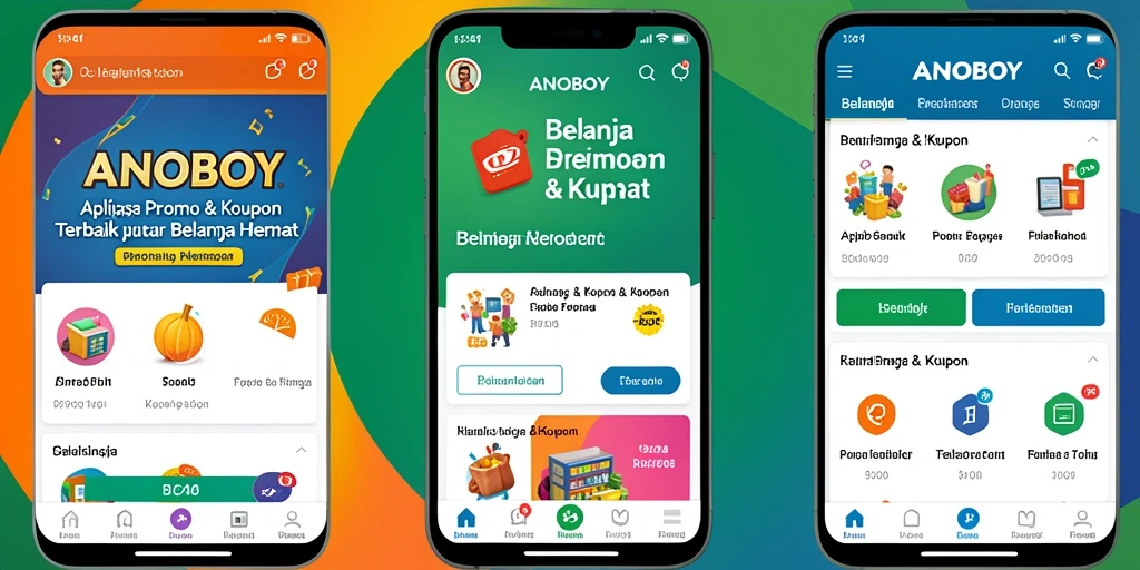 Tampilan antarmuka ANOBOY yang menarik dan mudah digunakan.