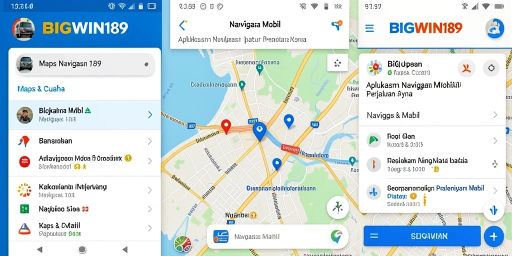 Antarmuka aplikasi BIGWIN189 yang sederhana dan intuitif.