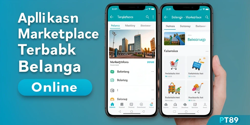Antarmuka pengguna PT89 yang ramah dan fungsional untuk belanja online.