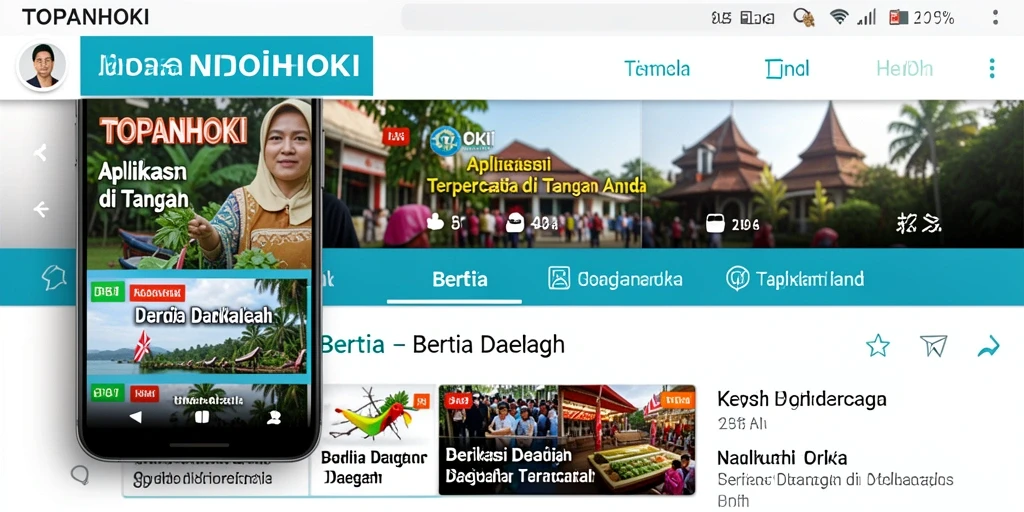 Antarmuka aplikasi TOPANHOKI yang menarik dan informatif.